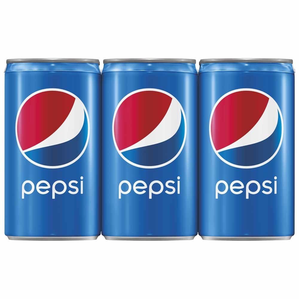 Pepsi Soda， Mini Cans， 7.5 Ounce (Pack of 10) - Image 4